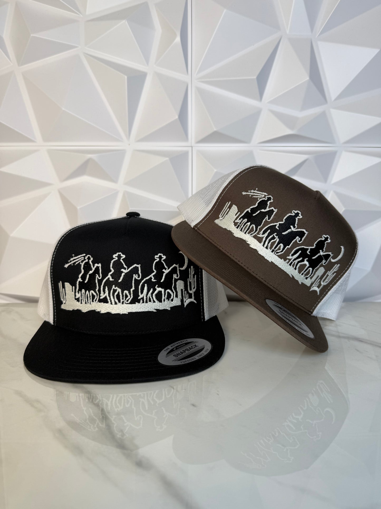 Night West Trucker SnapBack Hat Glow in the Dark