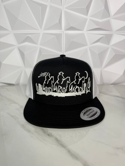Night West Trucker SnapBack Hat Glow in the Dark