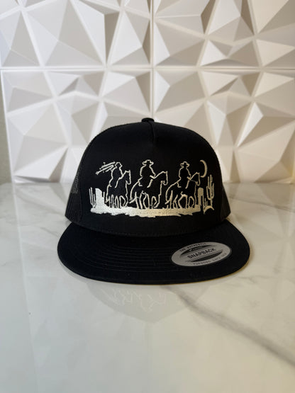 Night West Trucker SnapBack Hat Glow in the Dark